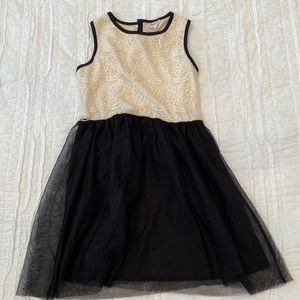 forever 21 kids / black& white dress